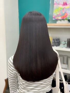 ジーテ 渋谷(gite) ピチキュアα×ピンクカラー「渋谷/髪質改善/髪質改善TR」