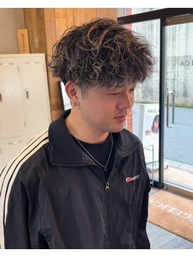 アンジェリカラボ 高田店(ANGELICA LABO) 【ANGELICA LABO 高田店　市川誠人】ハイライト×くりくりパーマ