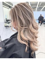 エゴル ナゴヤサカエ(ENGOL NAGOYA SAKAE)&nbsp;シャドウルーツバレイヤージュ/ホワイトベージュ/ブリーチカラー