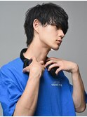 無造作ショートウルフヘア