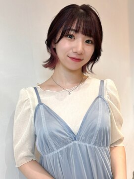 イル(ill) イヤリングカラー インナーカラー ピンクカラー ピンクブラウン