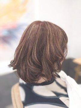 イリエヘア 川口(irier hair) 白髪ボカシハイライト