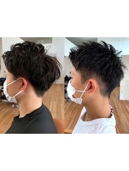 清潔感×男らしさを両立！眉毛カットも◎[髪質改善/縮毛矯正/酸性ストレート/ハイライト/ブリーチ/学割U24]