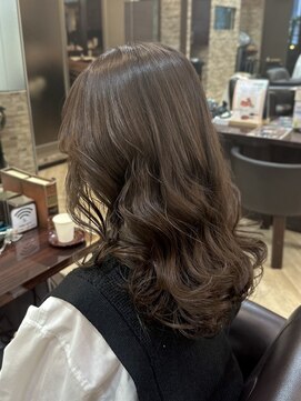 キャラ 池袋本店(CHARA) 高頻度カラーパーマでのダメージ毛にクリスタライジングパーマ！