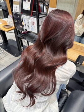 レックスヘアーインターナショナル(ReX HAIR INTERNATIONAL) 【山嵜　栞】レッドカラー/ブリーチなしカラー/心斎橋