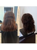 ヘアリセッター×くせ毛ミディアム