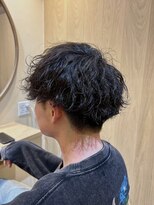 ソウスシア(SOURCE cia)&nbsp;刈り上げマッシュ×波巻パーマ