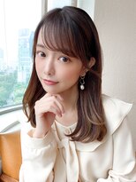 アフロート エル 大阪(AFLOAT L)&nbsp;【流し前髪×シースルーバング】で叶えるナチュラルロング◎