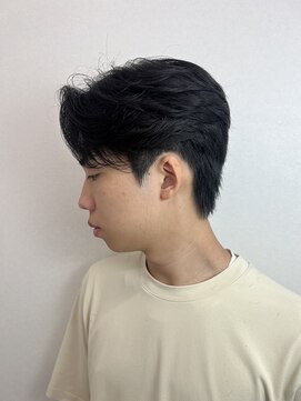 ステージ(STAGE) ニュアンスパーマ　センターパート　ダウンパーマ