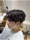 強めフェザーパーマ