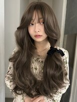 メゾンアクア 表参道(Maison ACQUA)&nbsp;☆ブリーチなしダブルカラー オリーブ オリーブベージュ