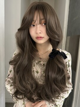 メゾンアクア 表参道(Maison ACQUA) ☆ブリーチなしダブルカラー オリーブ オリーブベージュ