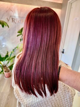 リシェイル(RICHAIR) ブリーチなし☆ダブルカラーピンク