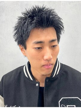 MEN’S HAIR/波巻スパイラル/フェザーパーマ/西院眉毛CUT