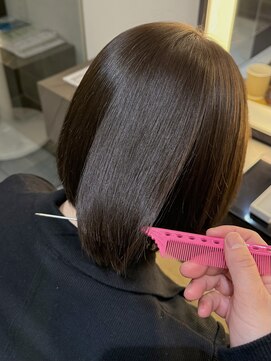 インプレッション(impression produced by LA’BO) 【札幌/impression佐藤】ナチュラルなオリーブベージュ