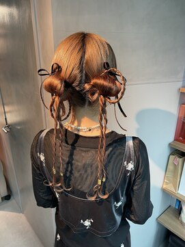 シャルムバイケンジ(Charm.by KENJE) 【ツインカチモリ】結婚式/銀座/ヘアセット/アレンジ