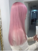 ネハス 名古屋栄店(nehus.)&nbsp;ピンクカラー/ブリーチカラー/ウルフカット/レイヤーカット