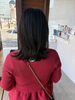 リドル ヘアー 駒生店(Riddle HAIR)&nbsp;自然にまとまる酸性ストレートミディ