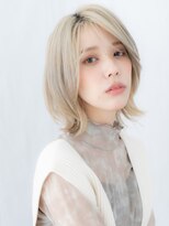 ドクターズサロン LAB 小山店 抜け感ブリーチ大人美人くびレイヤーウルフm小山10代20代30代