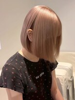 ベレーザ 渋谷(BELEZA)&nbsp;19363_ミルクティーベージュハイトーンワンレンレイヤーボブ