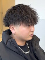 ラスト(LUAST)&nbsp;メンズ眉毛プードルパーマスパイラルパーマ波巻きパーマ