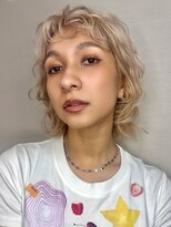 リークフー(Ree cu fuu)&nbsp;おしゃれショートミルクティーベージュ