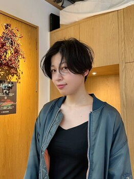 ロジエ(ROSIER)の写真/髪質や骨格に合わせカットだけでまとまる。洗いぱなしが素敵なショートを★