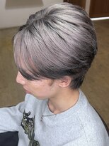 ブレイズヘアー(BLAZEhair) 【落ちる黒染め】ホワイトシルバー×エンドカラーブラック