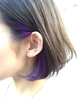 ジャコ ヘアー(jako HAIR)&nbsp;インナーカラー　パープル