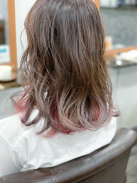 ヘアメイク エイト キリシマ(hair make No.8 kirishima) 《hair make No.8》ベージュピンクアッシュ　９Lv・担当中村