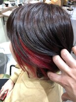 ヘア アンド ビューティ ビーズアモール 春日井神領店(Hair&Beauty B's amor) インナーレッド◎30代40代