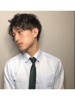 リバレッジ 広尾(Leverage)&nbsp;メンズ爽やかパーマスタイル