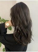 大人かわいい20代30代40代ハイライトグレージュアッシュブラウン