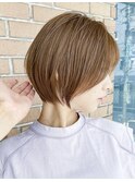 丸みが可愛い大人可愛いショート