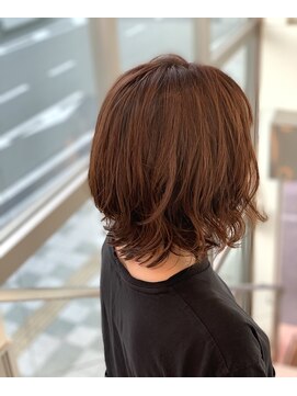 トップヘアー 中庄店(TOP HAIR fuapua) ゆるふわミディアムパーマ【りり】