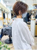 絶壁解消/ひし形/前下がり/大人ショートボブ/30代/40代★猪狩★