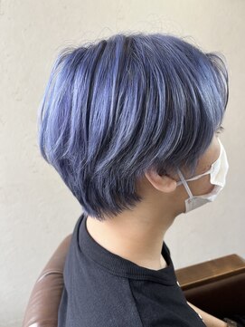 ナンバー エミライ 溝の口(N° emirai) 【根岸ブリーチカラー】ブルーシルバー