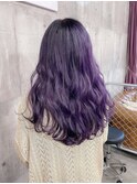 【MIRAC町田店】パープルロングスタイル