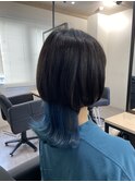クラゲヘアー×ブルー
