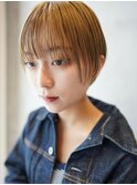 マッシュショート/ショートボブ/丸みショート