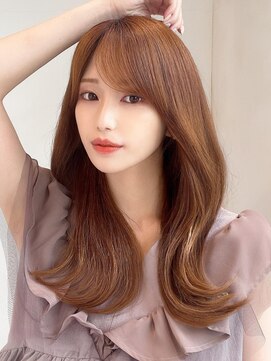 アフロート エル 大阪(AFLOAT L) くびれヘア/ショコラアッシュ/ヘルシースタイル/ふんわりカール