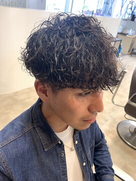 アウル 心斎橋(owl) ショートマッシュ×波巻き×ツイストスパイラル×黒髪