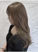 艶髪柔らかいミルクティーベージュ