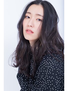 ヘアサロン ナノ(hair salon nano) ゆるふわカールの大人ナチュラル/セミロングヘア