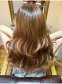 【イエローベージュ/ロング/似合わせボブ】#Ameri