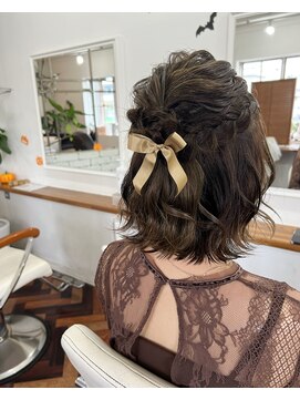 フラム(fulam) ハーフアップ