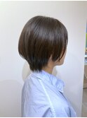 小顔ボブスタイル×艶髪