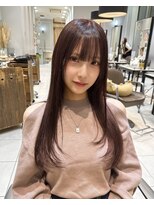 ネオリーブギンザ 銀座店(Neolive GINZA)&nbsp;ピンクブラウン×ナチュラルレイヤースタイル【銀座】