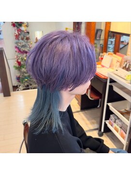 ゴッドヘアーアンドメイク 高崎店(GOD Hair&Make) 中性ウルフ