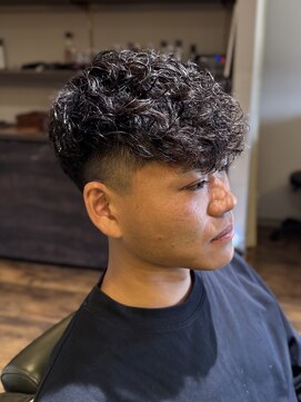 エクファフォーメン(EX-FA FOR MEN) ダークアッシュ/ニュアンスパーマ/韓国マッシュ/スペインカール